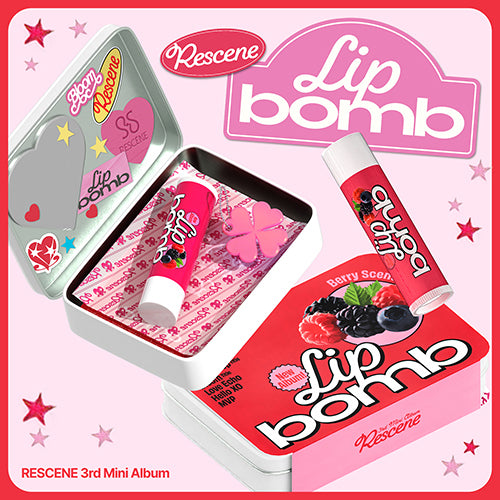 리센느 | RESCENE THE 3RD MINI ALBUM [ LIP BOMB ] QR LIP BALM VER.
