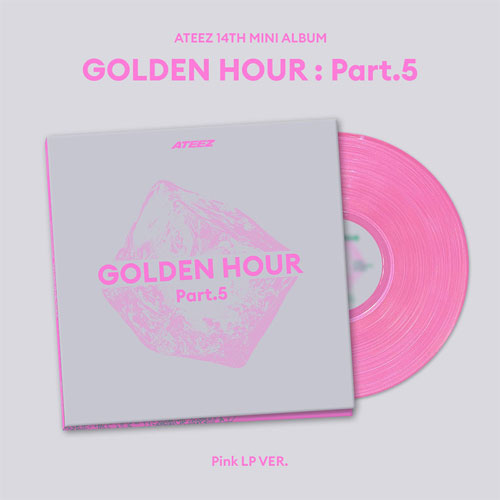 ATEEZ 14TH MINI ALBUM [ GOLDEN HOUR : Part.5 ] PINK LP VER.