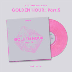 ATEEZ 14TH MINI ALBUM [ GOLDEN HOUR : Part.5 ] PINK LP VER