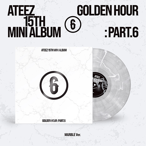 ATEEZ 15TH MINI ALBUM [ GOLDEN HOUR: PART.6 ] LP MARBLE VER.