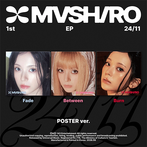 MASHIRO 1ST EP [ 24/11 ] POSTER VER.