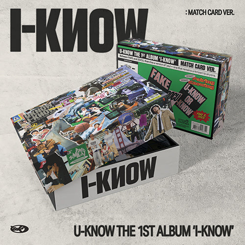 유노윤호 | U-KNOW  THE 1ST ALBUM [ I-KNOW ] MATCH CARD VER.