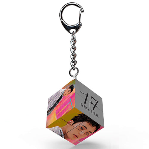 SEVENTEEN MINI CUBE KEYRING [ 17 RIGHT HERE ] - Music Plaza
