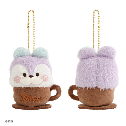 BT21 PLUSH KEYRING [ LATTE ] - Music Plaza