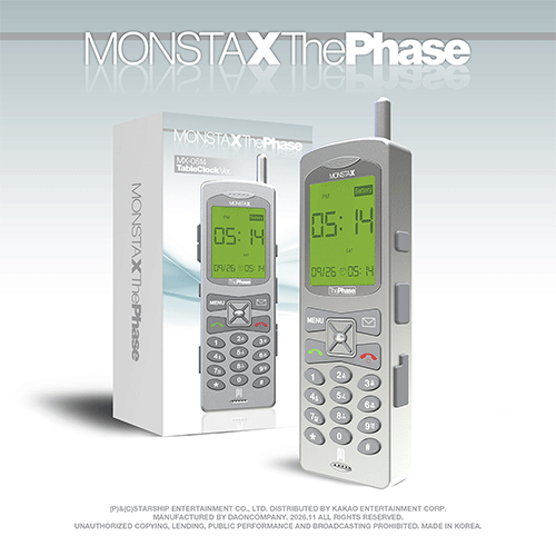 MONSTA X EP [ THE PHASE ] MX-0514 Table Clock VER.