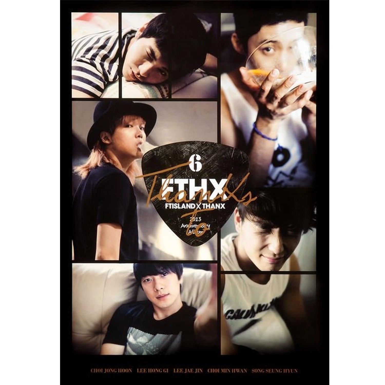 에프티 아일랜드 | F.T. ISLAND 6TH ANNIVERSARY MINI ALBUM [ THANKS TO ] | POSTER ONLY