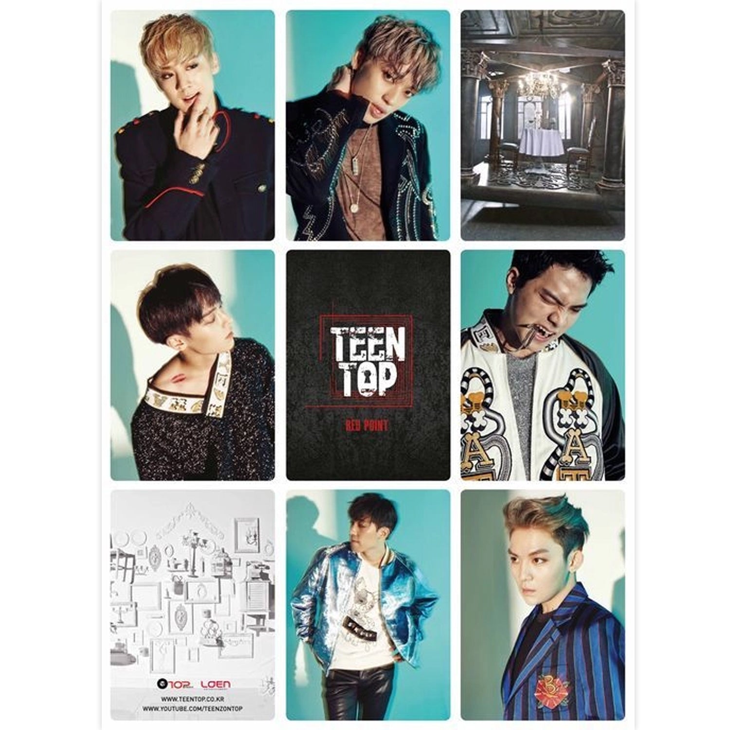 틴탑 | TEEN TOP 7TH MINI ALBUM [ RED POINT ] | POSTER ONLY