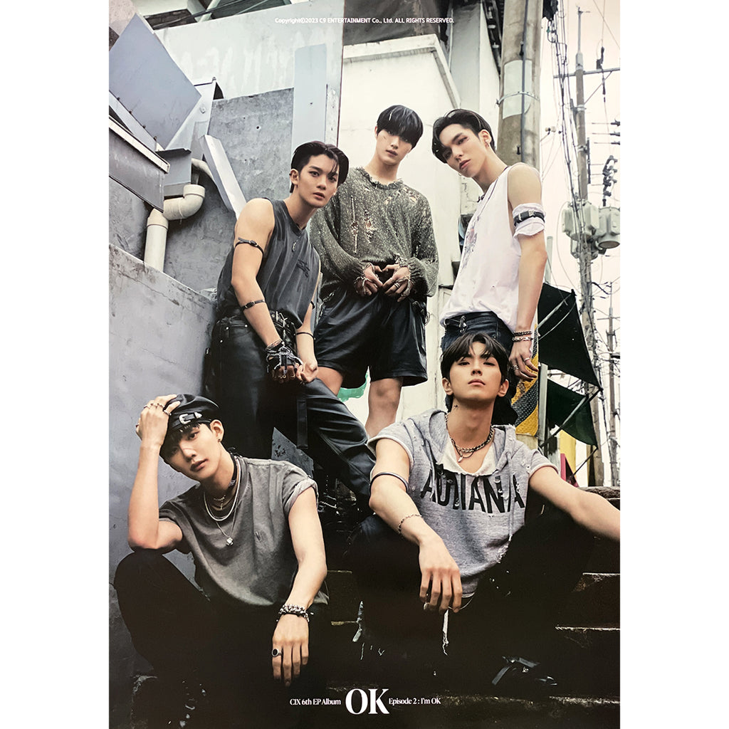 씨아이엑스 | CIX | 6TH EP ALBUM [ 'OK' EPISODE 2 : I'M OK ] | (KILL ME VER.) POSTER ONLY