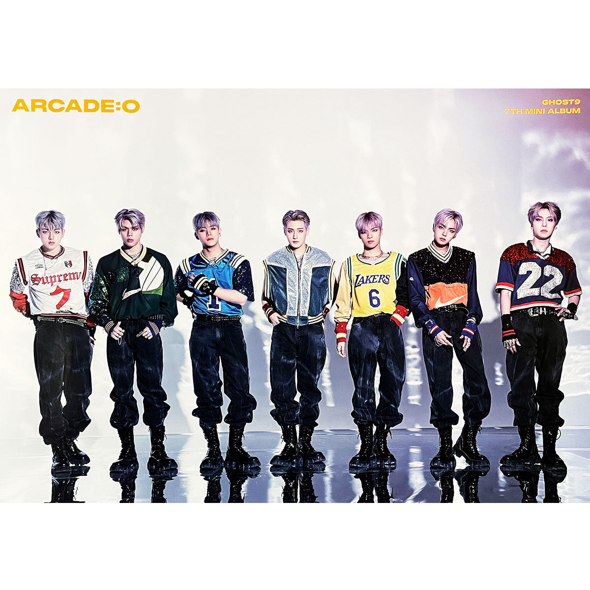 고스트나인 | GHOST9 | 7TH MINI ALBUM [ ARCADE : O ] | (YELLOW VER.) POSTER ONLY
