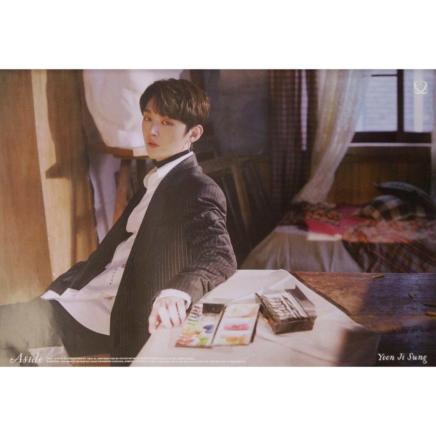 윤지성 | YOON JISUNG | 1ST MINI ALBUM [ ASIDE] | POSTER ONLY
