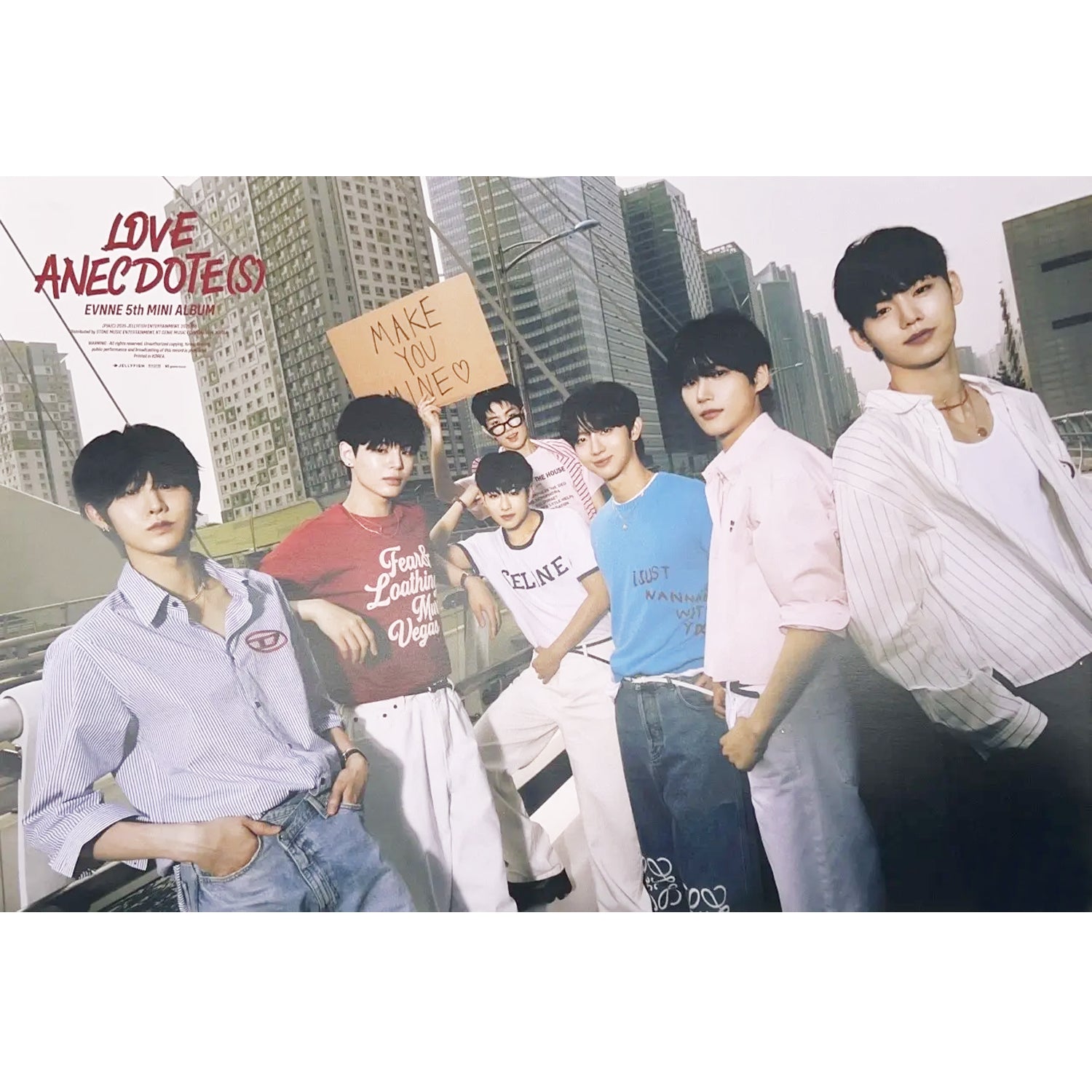 이븐 | EVNNE 5TH MINI ALBUM [ LOVE ANECDOTE(S) ] POSTER ONLY