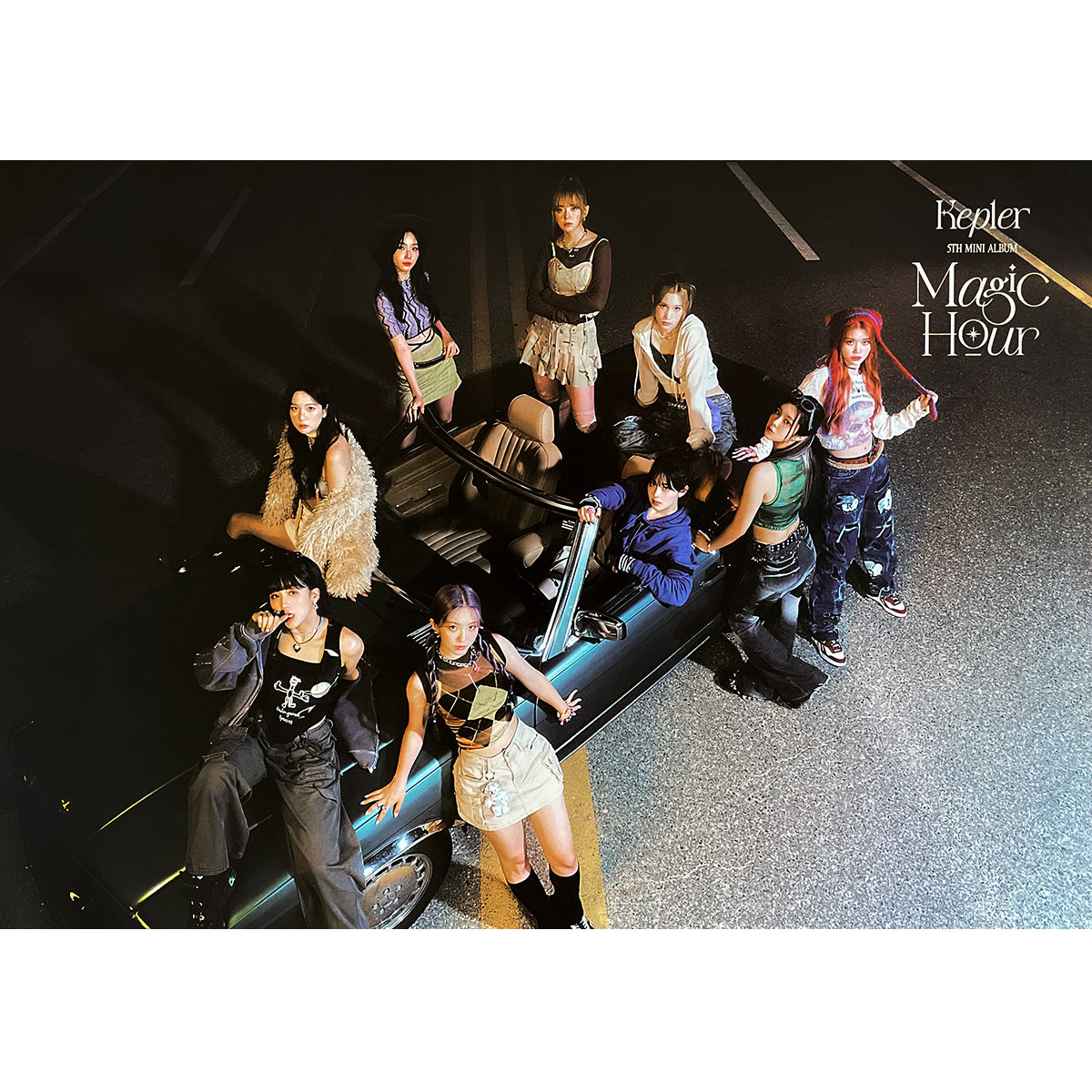 케플러 | KEP1ER | 5TH MINI ALBUM [ MAGIC HOUR ] | (MOONLIGHTED VER.) POSTER ONLY