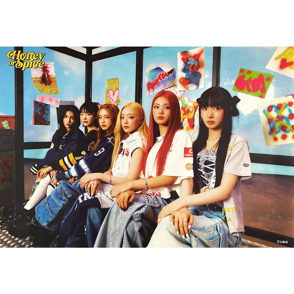 라잇썸 | LIGHTSUM | 2ND MINI ALBUM [ HONEY OR SPICE ] | (HONEY VER.) POSTER ONLY