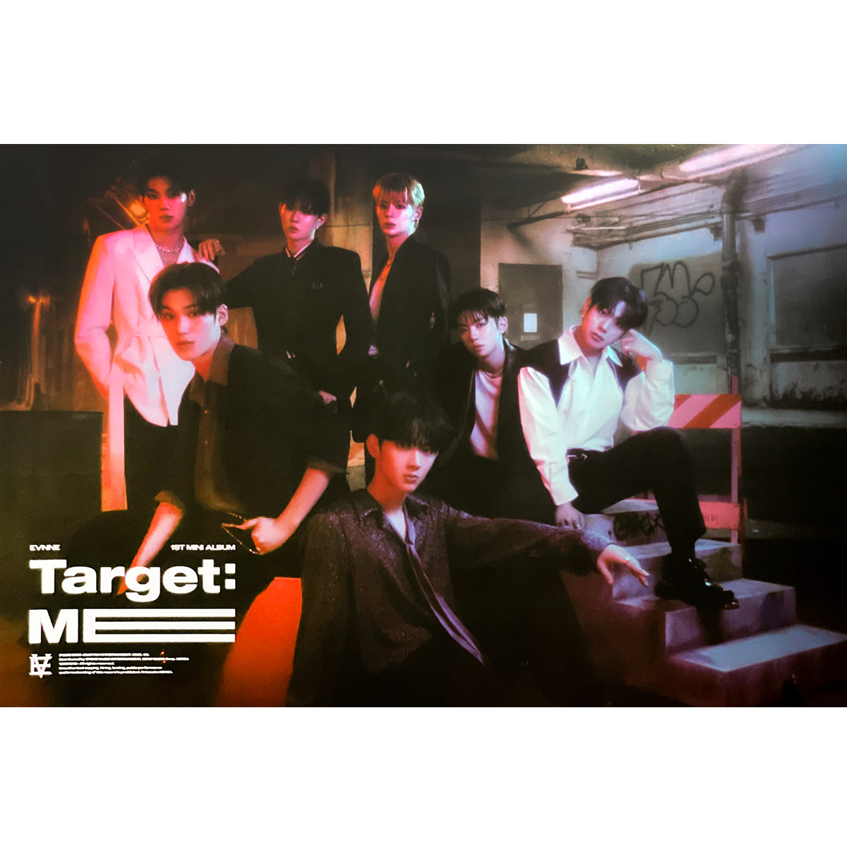 이븐 | EVNNE | 1ST MINI ALBUM [ TARGET: ME ] | (E VER.) POSTER ONLY ...