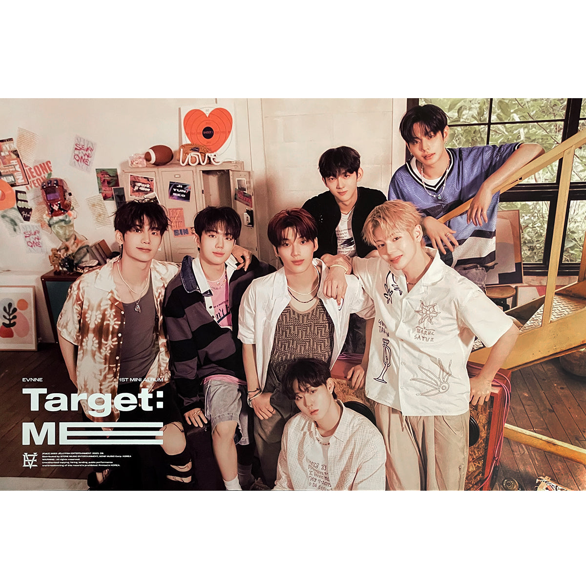 이븐 | EVNNE | 1ST MINI ALBUM [ TARGET: ME ] | (V VER.) POSTER ONLY