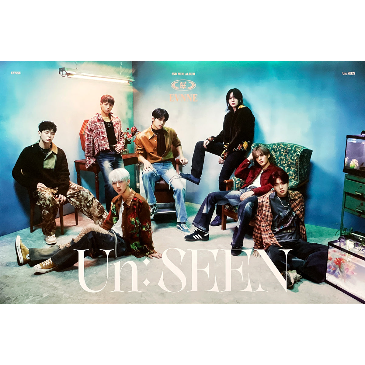 이븐 | EVNNE | 2ND MINI ALBUM [ UN:SEEN ] | (VULNERABLE VER.) POSTER ONLY