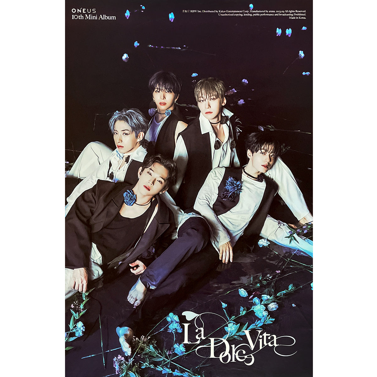 원어스 | ONEUS | 10TH MINI ALBUM [ LA DOLCE VITA ] | (B VER.) POSTER ONLY