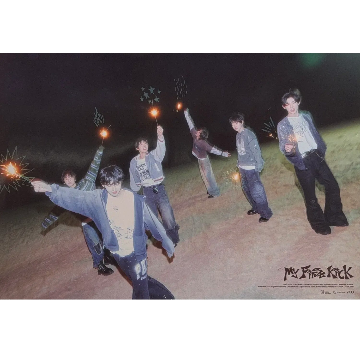킥플립 | KICKFLIP | THE 4TH MINI ALBUM [ My First Kick ] | POSTER ONLY