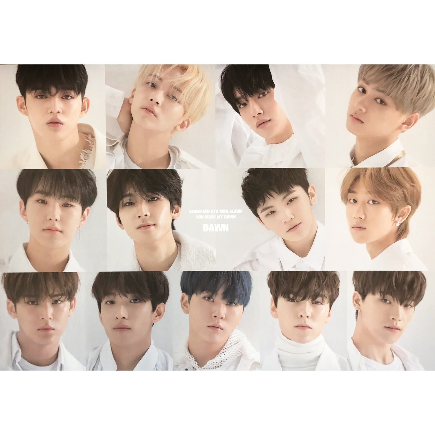 SEVENTEEN | 6TH MINI ALBUM [ YOU MADE MY DAWN ] | POSTER ONLY