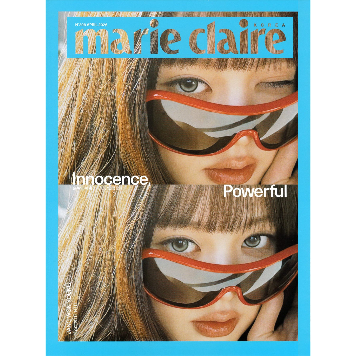 마리끌레르 | MARIE CLAIRE | [ JANG WON YOUNG ] COVER | 2026-04 | POSTER ONLY