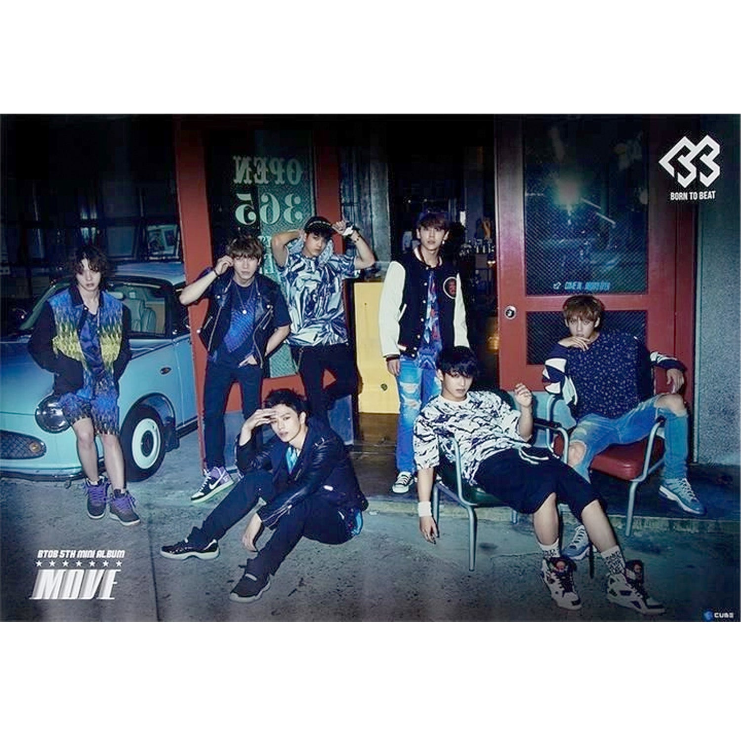 비투비 | BTOB 5TH MINI ALBUM [ MOVE ] | POSTER ONLY