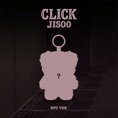 BLACKPINK ジス　JISOO サイン入りクリアファイル 지수 | JISOO SINGLE ALBUM [ CLICK ] CLICK BABY BEAR NFC VER.+POB