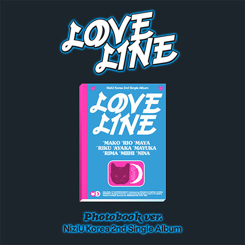 니쥬 | NiziU KOREA 2ND SINGLE [ LOVE LINE ] PHOTOBOOK VER.