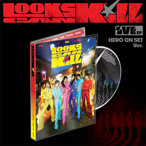 아이브 | IVE EP [ LOOKS CAN KILL ] HERO ON SET VER.+POB