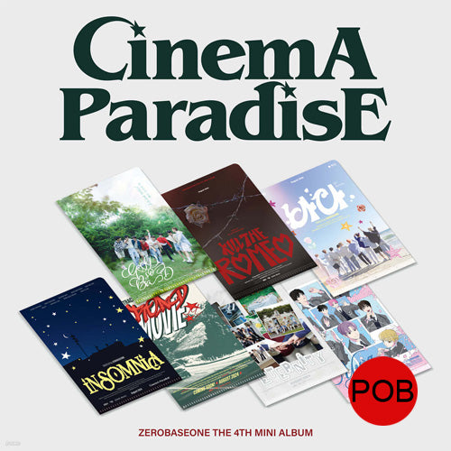 ZEROBASEONE 4TH MINI ALBUM [ CINEMA PARADISE ] ZEROSE VER + POB