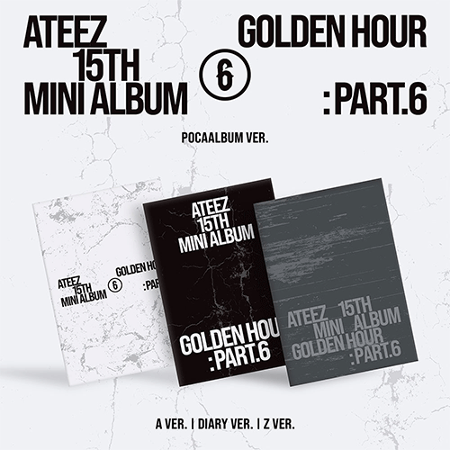 ATEEZ 15TH MINI ALBUM [ GOLDEN HOUR: PART.6 ] POCAALBUM