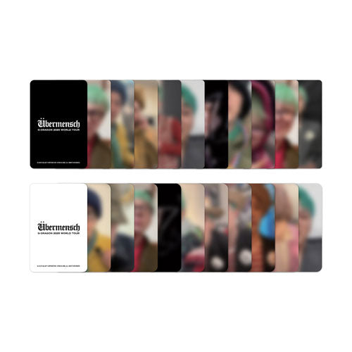 G-DRAGON [ PHOTOCARD PACK ] Übermensch 2025 WORLD TOUR IN KOREA MD