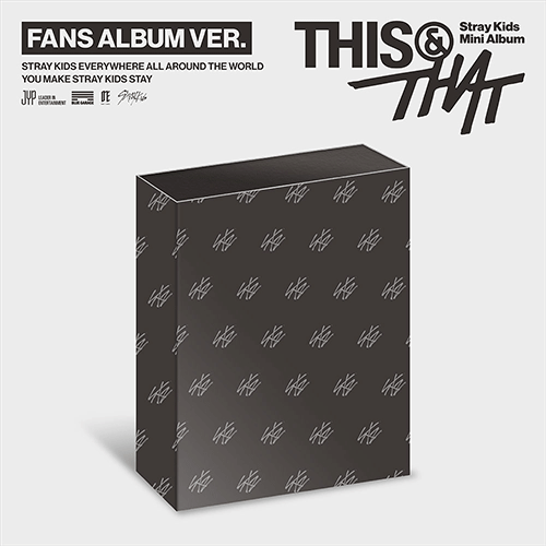 STRAY KIDS MINI ALBUM [ THIS & THAT ] FANS ALBUM VER.
