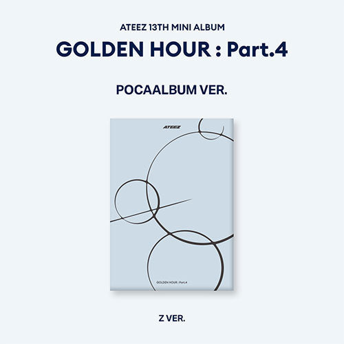 ATEEZ GOLDEN HOUR : Part.4 pocaアルバム3形態×3 ATEEZ 13th Mini Album - GOLDEN HOUR : Part 4 (Poca Album Ver