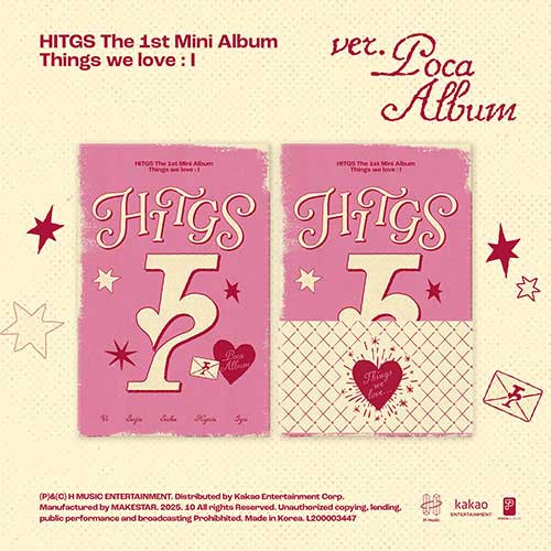힛지스 | HITGS THE 1ST MINI ALBUM [ THINGS WE LOVE: I ] POCA ALBUM