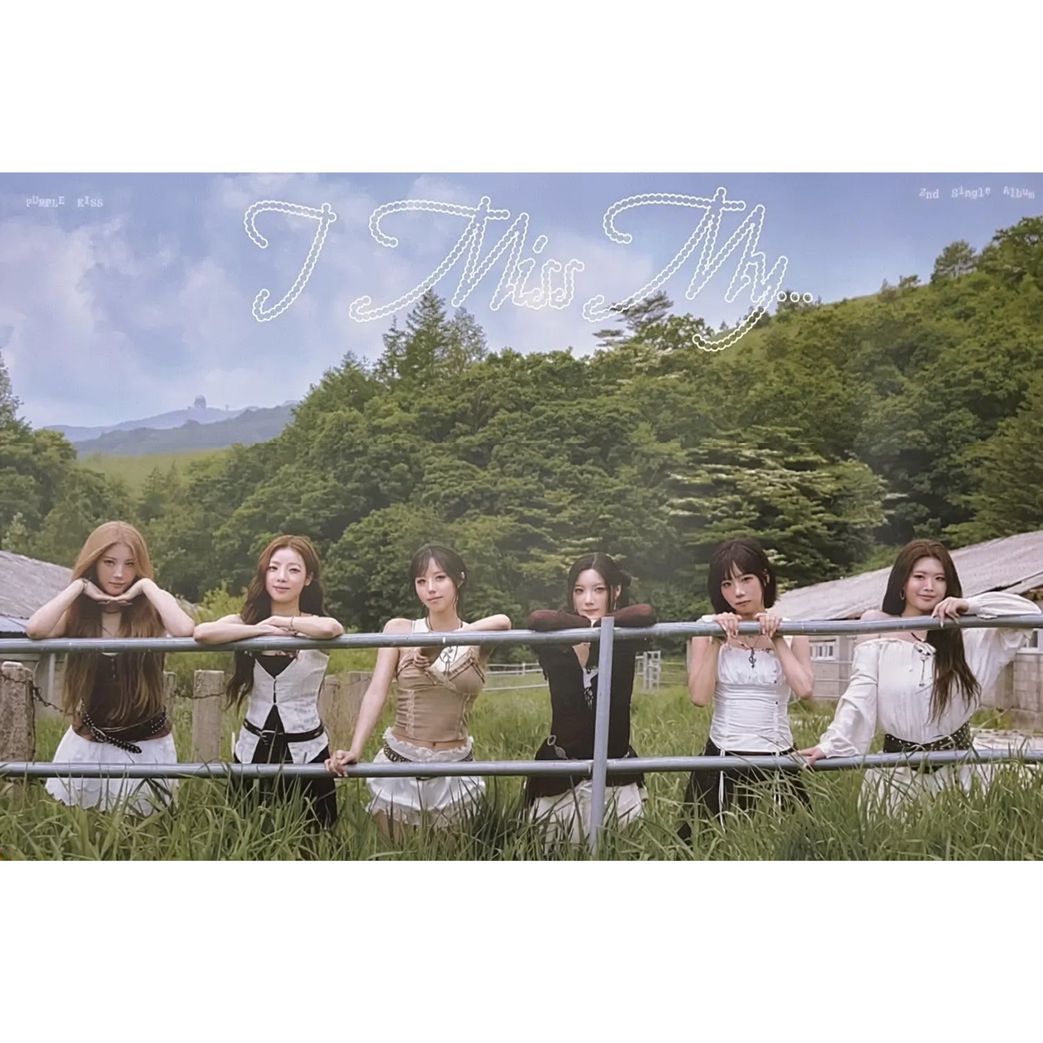 퍼플키스 | PURPLE KISS | 2ND SINGLE ALBUM [ I MISS MY... ] | POSTER ONLY