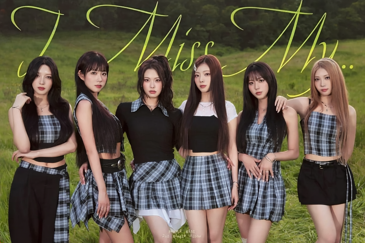 퍼플키스 | PURPLE KISS | 2ND SINGLE ALBUM [ I MISS MY... ] | POSTER ONLY