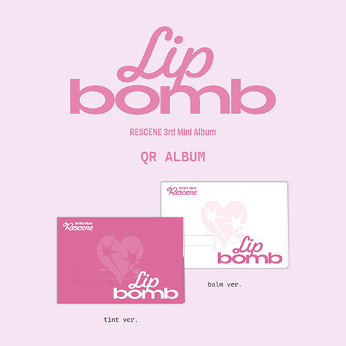 리센느 | RESCENE THE 3RD MINI ALBUM [ LIP BOMB ] QR PHOTOCARD VER.