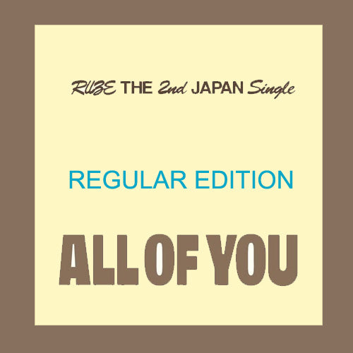 RIIZE JAPAN SINGLE [ ALL OF YOU ] REGULAR VER.