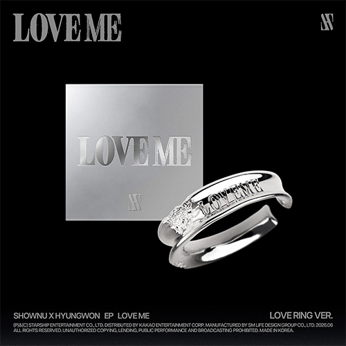 셔누x형원 | SHOWNU x HYUNGWON EP [ LOVE ME ] LOVE RING VER.LIMITED EDITION
