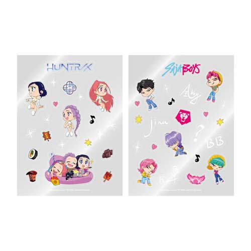 KPOP DEMON HUNTERS [ OFFICIAL LIGHT STICK DECO STICKER PACK ]