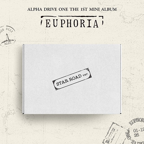 ALPHA DRIVE ONE THE 1ST MINI ALBUM [ EUPHORIA ] STAR ROAD VER.+POB