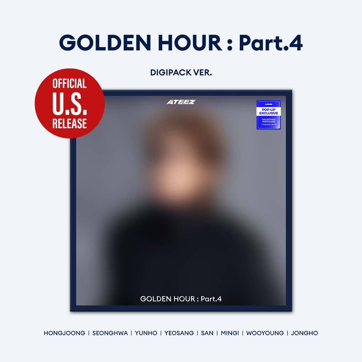 에이티즈 | ATEEZ [ GOLDEN HOUR : Part.4 ] DIGIPACK VER. hello82 [POP-UP Exclusive]