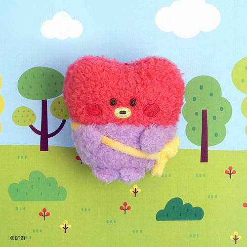 BT21 MININI PLUSH KEYRING [ PONPON-ENJOY ] - Music Plaza