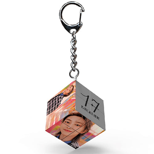 SEVENTEEN MINI CUBE KEYRING [ 17 RIGHT HERE ] - Music Plaza