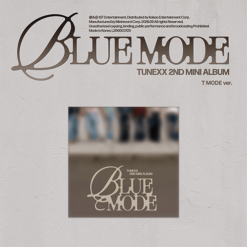 튜넥스 | TUNEXX 2ND MINI ALBUM  [ BLUE MODE ] T MODE VER.