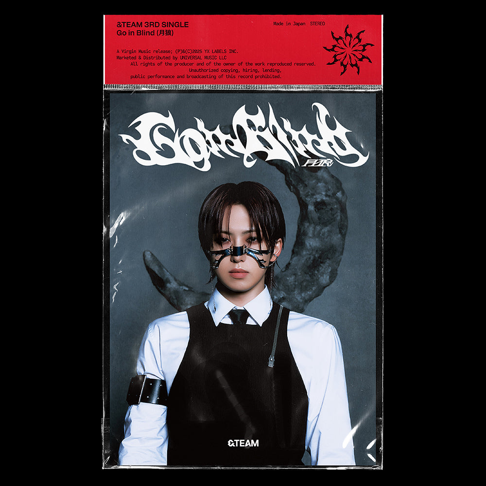 &TEAM 3rd Single [Go In Blind] [Member Solo Jacket Ver. / Limited Edition] JAPAN RELEASE CDJ