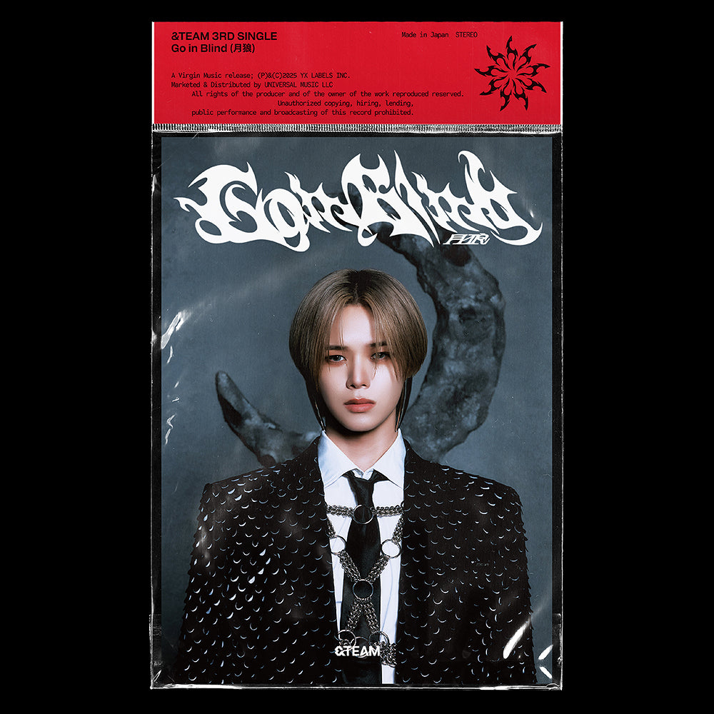 &TEAM 3rd Single [Go In Blind] [Member Solo Jacket Ver. / Limited Edition] JAPAN RELEASE CDJ