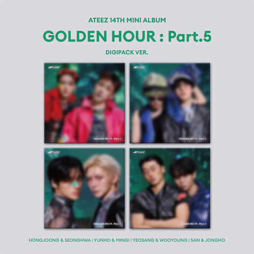 에이티즈 | ATEEZ 14TH MINI ALBUM [ GOLDEN HOUR : Part.5 ] DIGIPACK UNIT VER.+POB