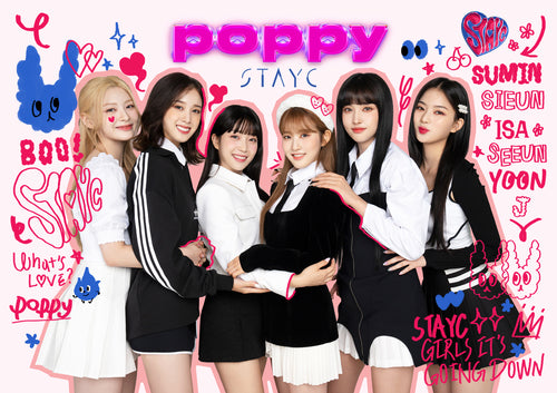 STAYC STAYC 1ST JAPANESE SINGLE ALBUM [ POPPY ] [Limited Edition w/ DVD]