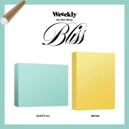 위클리 | WEEEKLY 6TH MINI ALBUM [ BLISS ] CD+POSTER